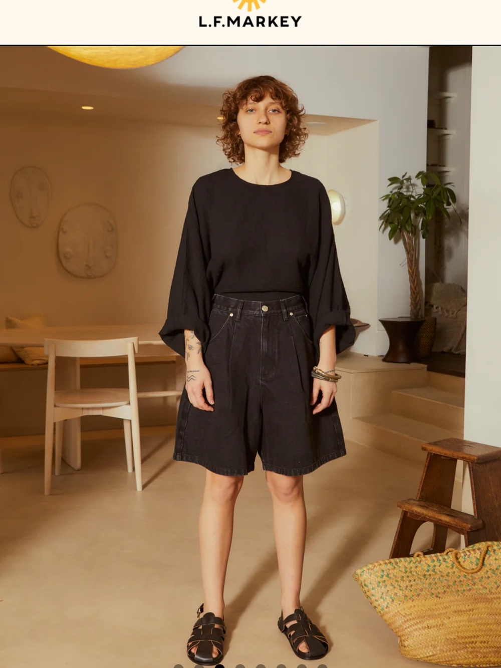 LF Markey Mason Shorts in Ink